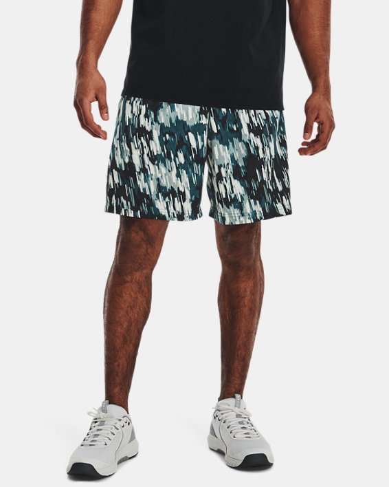 Men's UA Tech™ Printed Shorts, Green, pdpMainDesktop image number 0